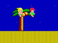 une photo d'Ã©cran de Wonder Boy (Game Gear) sur Sega Game Gear